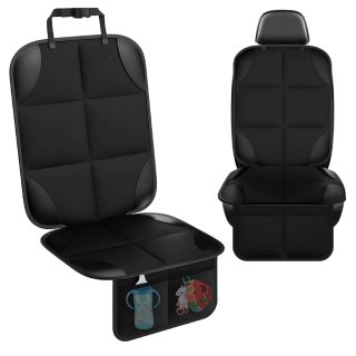 Mata ochronna na pojedynczy fotel Alogy SeatShield™ Podkładka pod fotelik Samochodowy dla dziecka Ochraniacz do Auta Czarna
