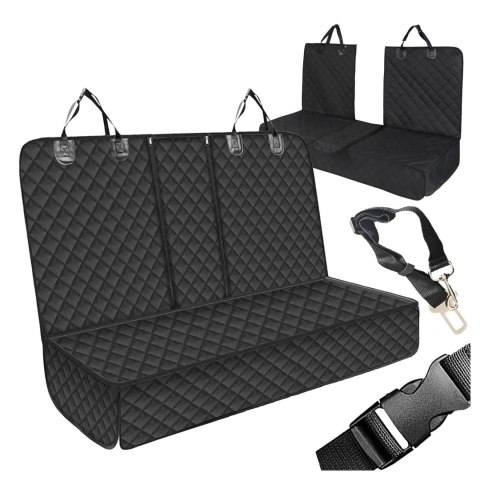 Mata Ochronna na Siedzenie Samochodowe XXL Pokrowiec na Tył Fotel, Osłona do Auta pod Fotelik, dla Psa i Zwierząt, Duża, Alogy S